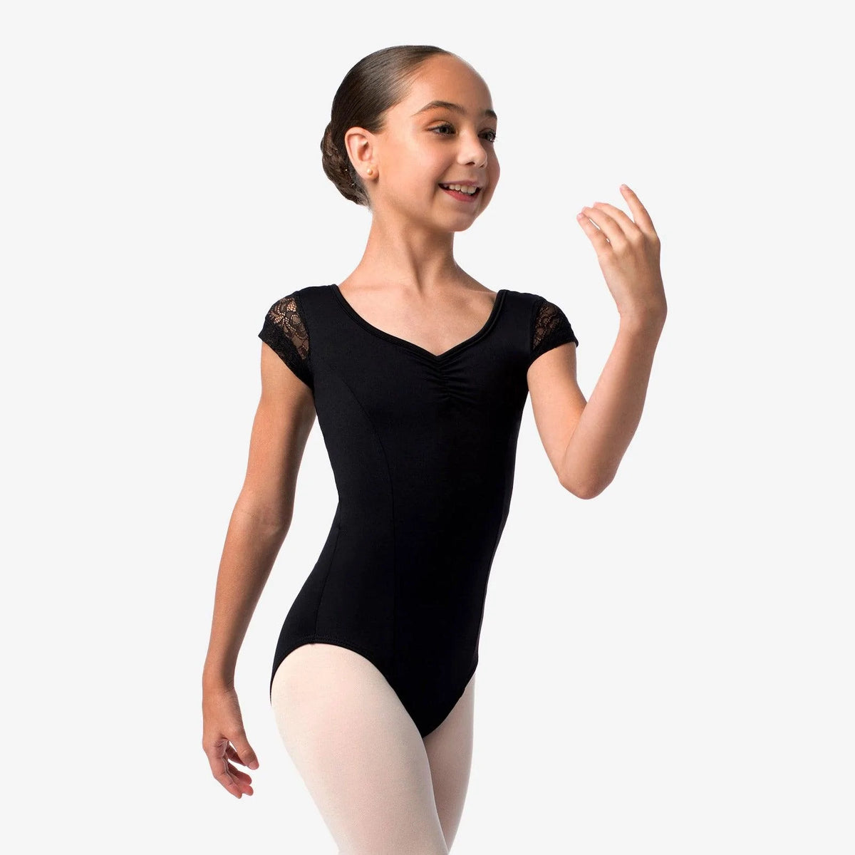 So Danca Fab Deb Cap Sleeve Lace Leo- Child SL139 – Step'N Out Dancewear